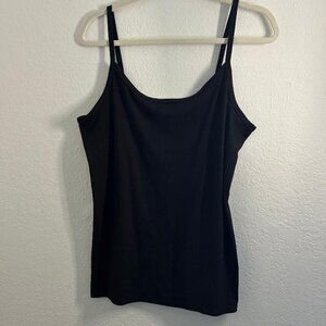 Black Ribbed Tank